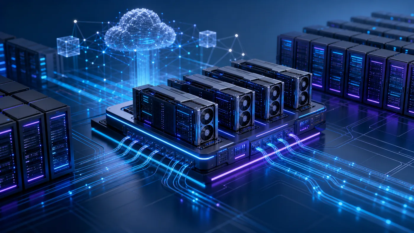 GPU Host infrastructure visual for AI Infrastructure: Inference Training Distributed Guide